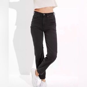 American Eagle Women’s High Rise 90's Boyfriend Jeans in Washed Black